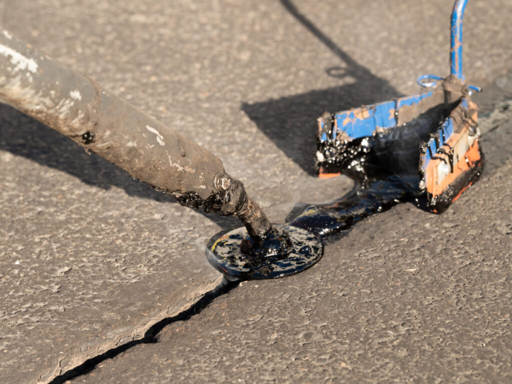 Crack Sealing - Tri State Sealcoating & Line Striping