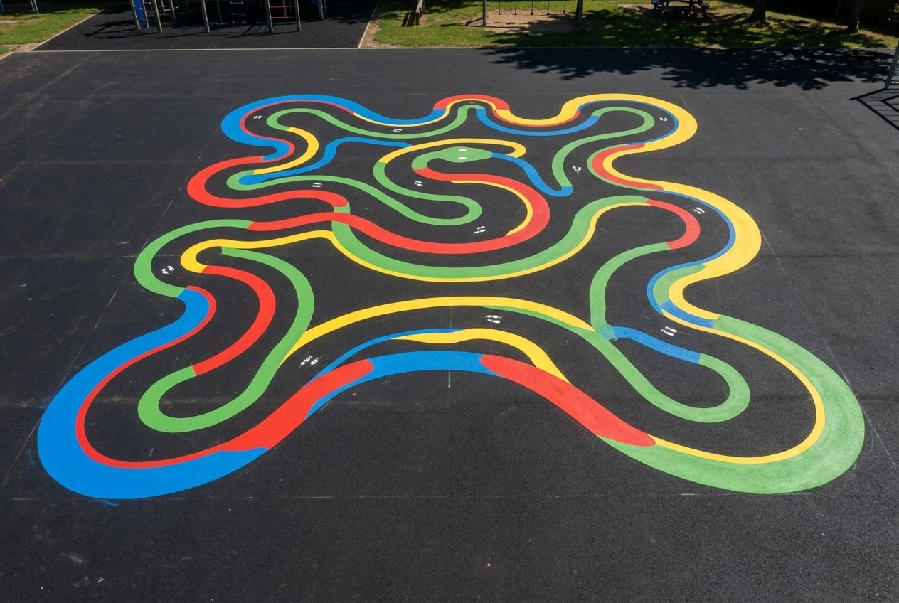 Playground Markings - Tri State Sealcoating & Line Striping